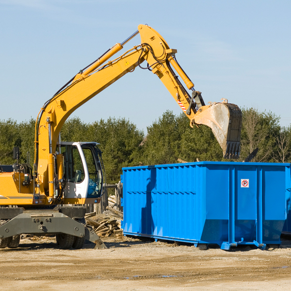 are there any restrictions on where a residential dumpster can be placed in Parks Arkansas